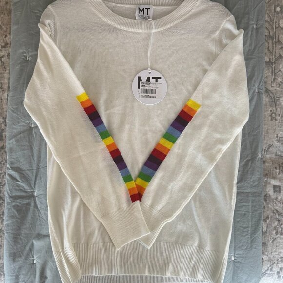 Madeleine Thompson Calistoga Sweater Top Sz M $80 NWT Bloomingdales - Picture 2 of 2